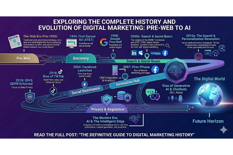 history and evolution of digital marketing